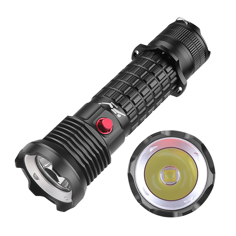 XHP70 LED Underwater Sport IPX8 Waterproof Magnetic Controlled Switch Diving Light Submersible Diving Flashlight Diving Light