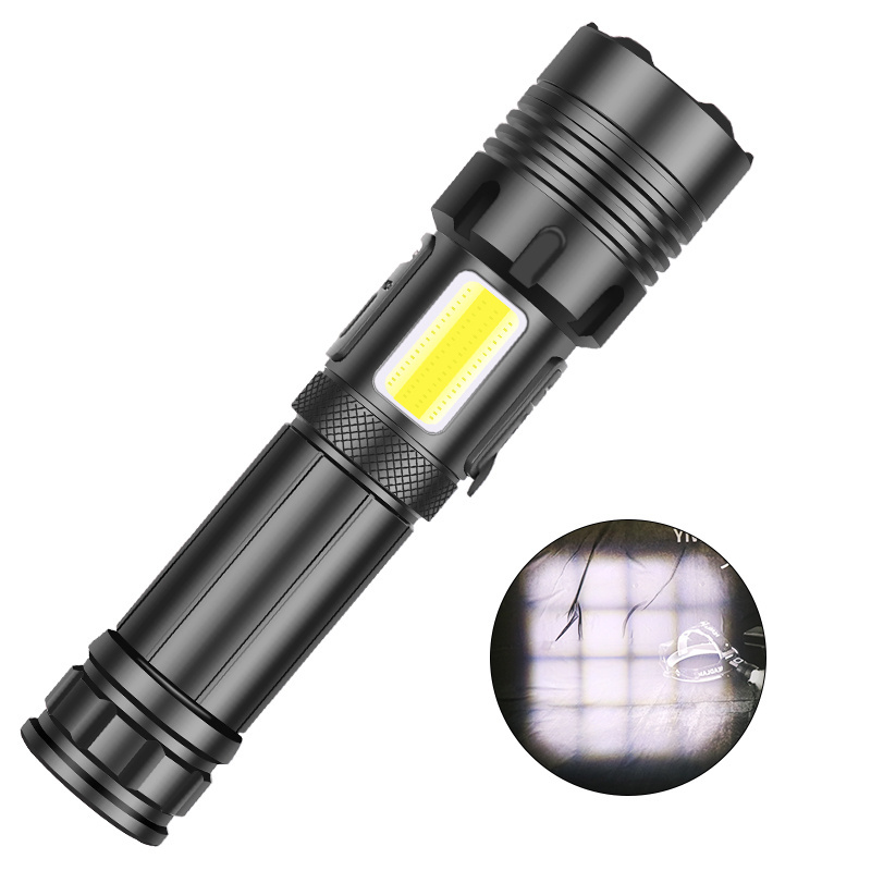 XHP160 LED Outdoor Camping Fishing Flashlight Tactical Multifunction Flashlights Waterproof Professional Emergency Flashlight