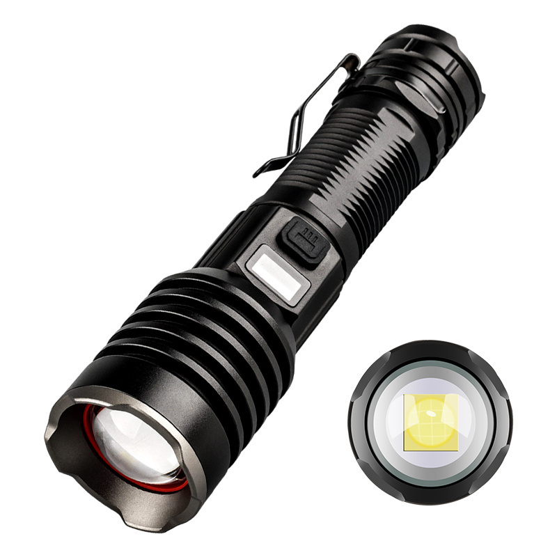 XHP160.2 powerful 10000 lumens flashlight 300m long range led strong light torch flashlight Emergency torch big flashlight