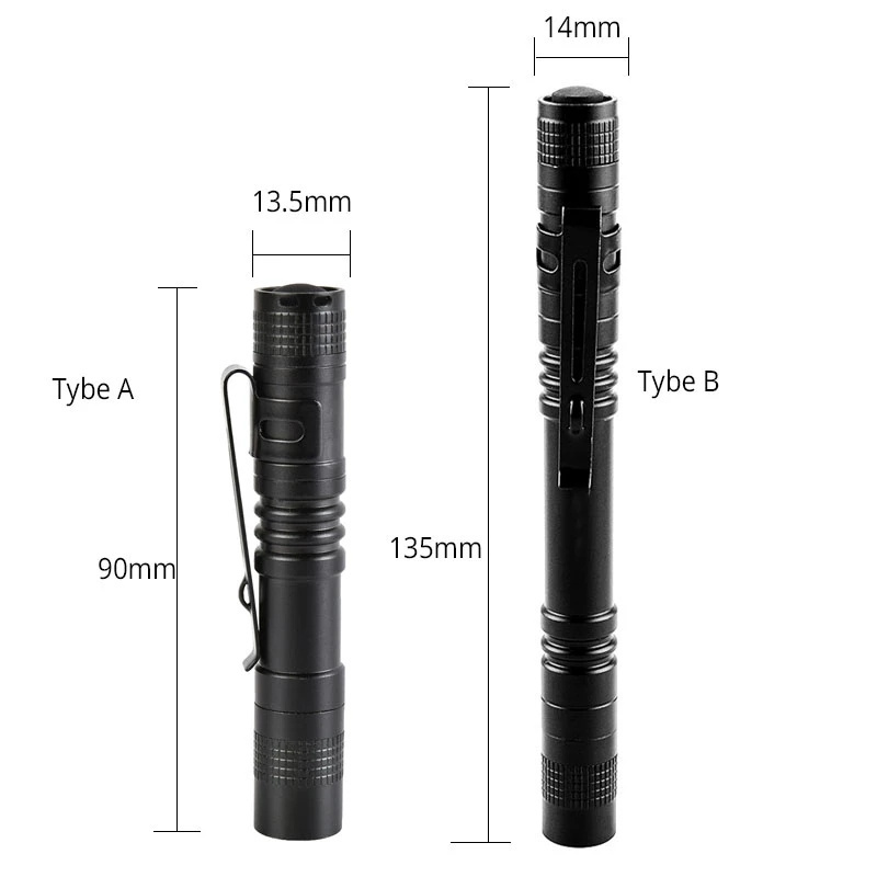 Mini Small Portable LED Flashlight Pocket Bright High Lumens Handheld Pen Light linterna led Torch for Camping Outdoor Emergency