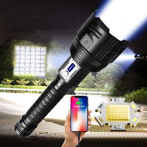 2024 Newly XHP360 Most Powerful LED Flashlight Rechargeable Tactical Torch XHP160 36 CORE Flashlight 18650 Zoom Camping Lamps