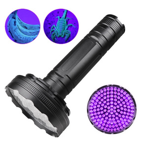 395 UV Light Flashlight Super Bright 128 LED UV Torch Ultraviolet Detector Flashlight for Dog Urine Pet Stains or Bed Bug