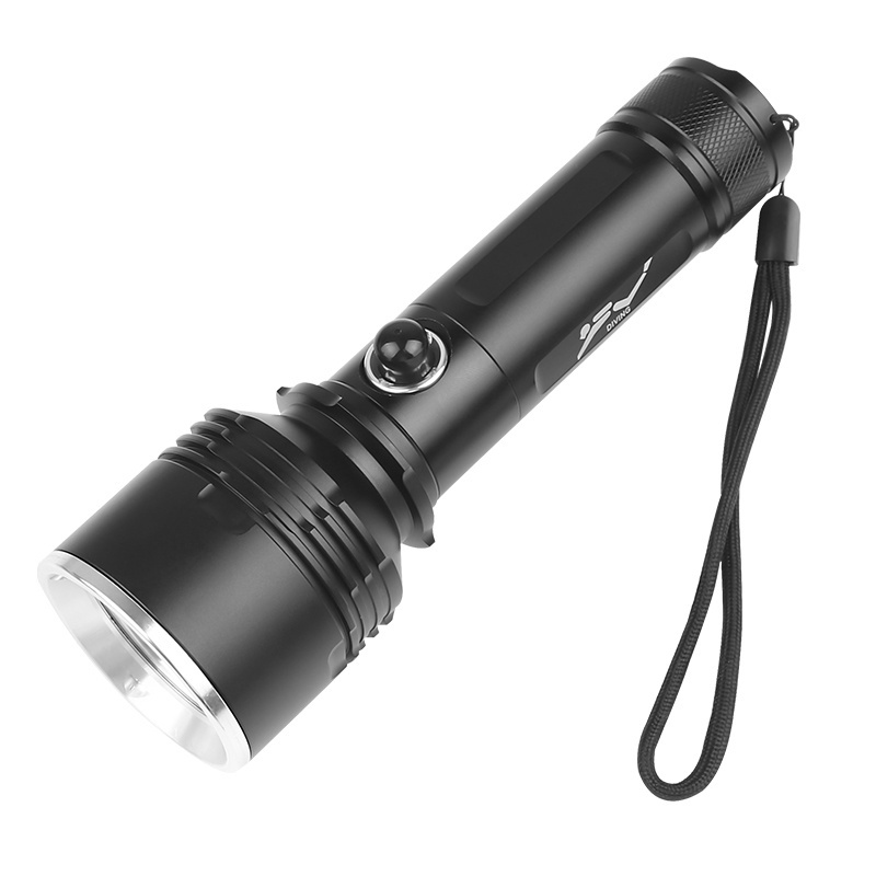 Diving Lights 3000 Lumens Scuba Underwater Flashlight XHP70 LED IPX8 Waterproof Diving Flashlight Anti-Slip Wristband for Diver