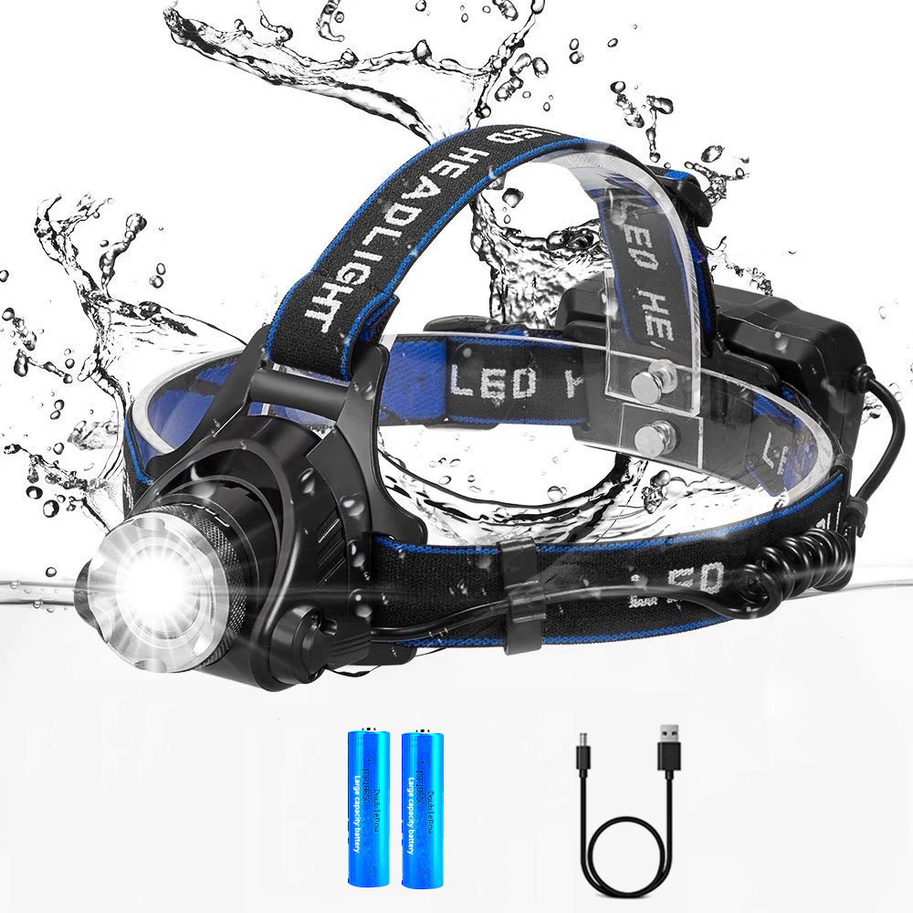 Headlights 18650 Powerful Flashlight Powerful Headlamp Led Flashlight Ultra Powerful Rechargeable Lumintop Lamp T6 12000lumens