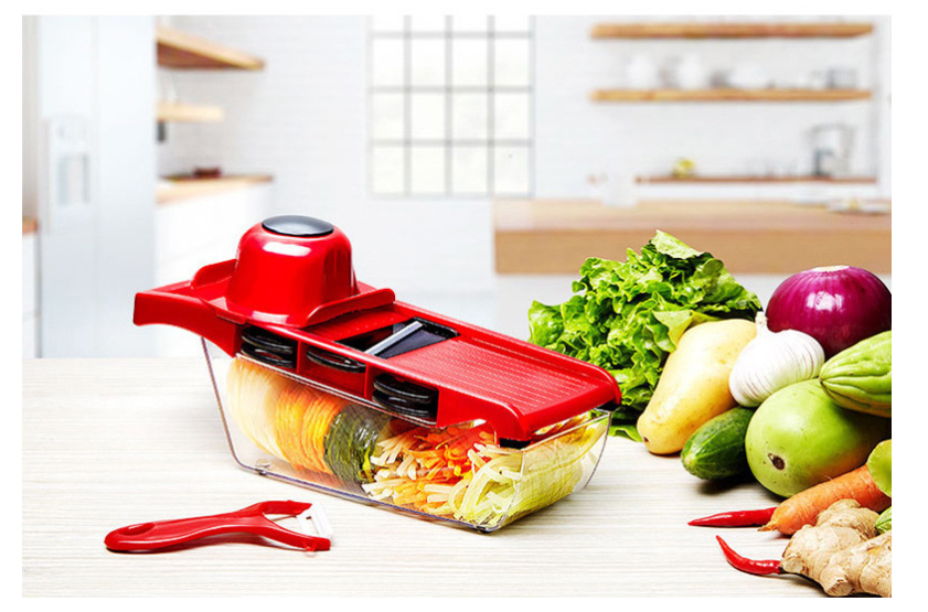 Best Sell 10 in 1 Hand Held Multifunctional Onion Cutter Fruits Slicer Potatoes Peeler Manual Vegetable Chopper Grater