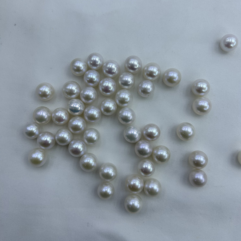 high quality 6A grade natural freshwater pearls white Edison round bead 10-11mm pearl loose beads single bead for jewelry Making