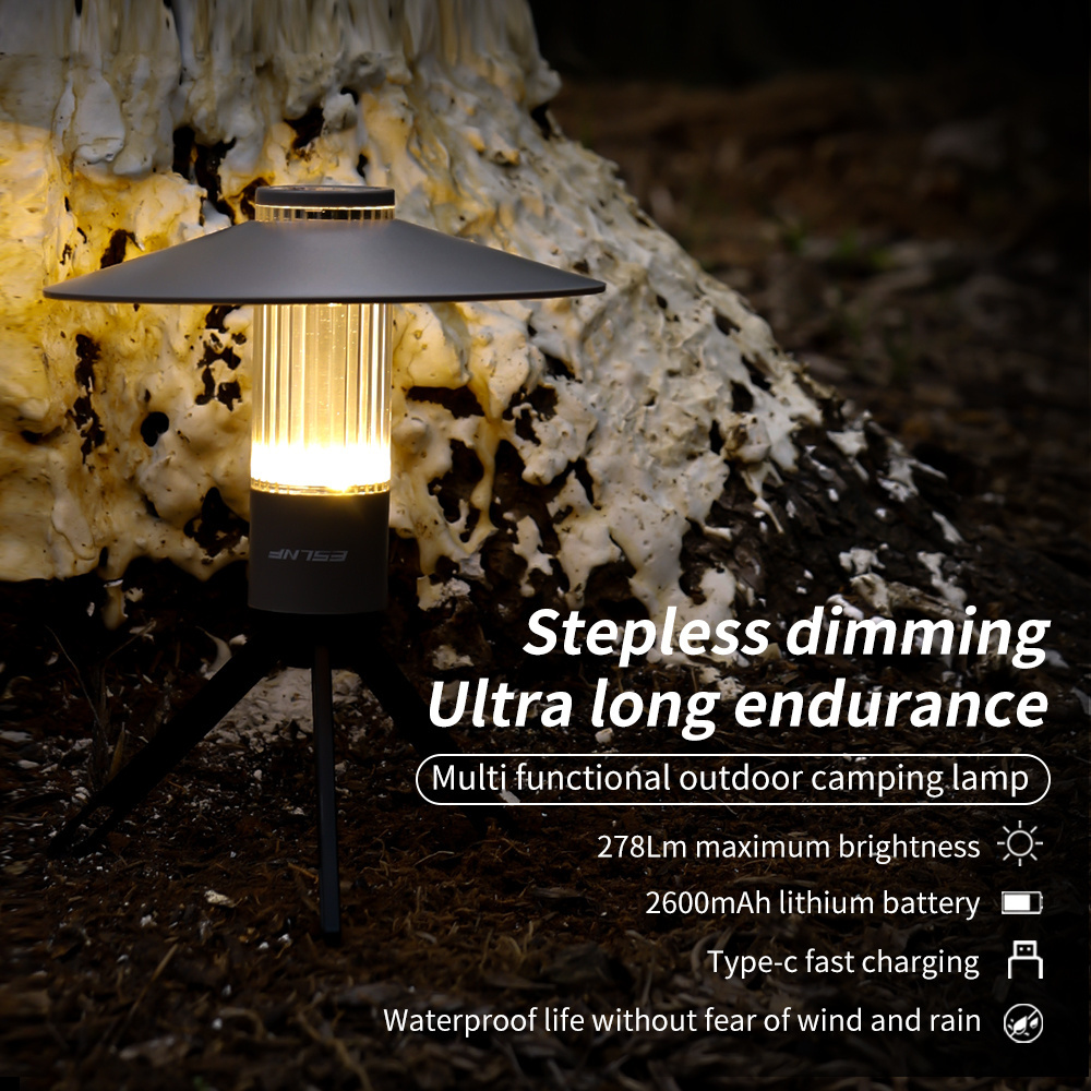 2023 New design multi-function camping lamp rechargeable led camping light