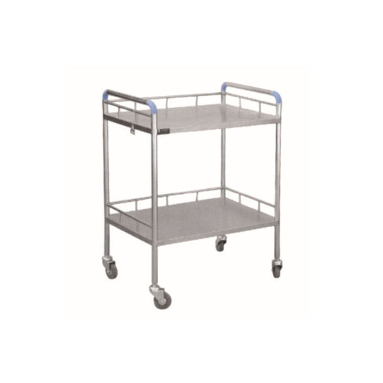 Good Quality Cheap Medical Stainless Steel Instrument Trolley Assembled Medicine Cart