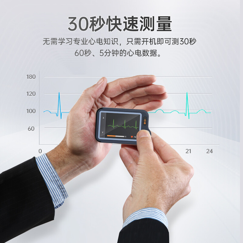 CE Household Medical Portable Pocket Digital Electrocardiograph Heart Rate ECG Machine LEPU EKG Holter Monitor