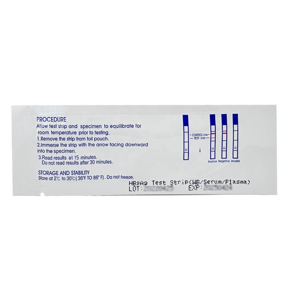 Wholesale one step rapid HBsAg Test Strip Hepatitis B Rapid Test For Home Use