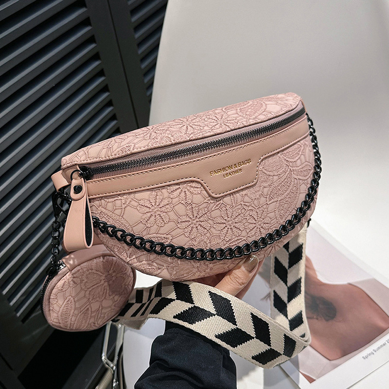 Fashion Pu Leather Waist Bag For Woman Belt Bag Phone Pocket Dry Casual Hip Pack Street Style Mini Crossbody Bag