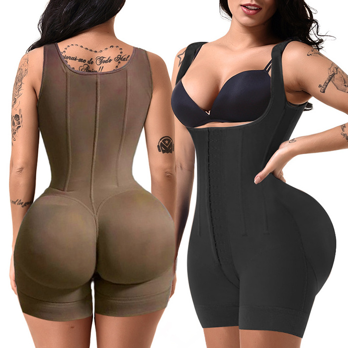 One Piece Plus Size Butt Lift Lifter Shorts Colombianas Fajas Post Op Shapewear Bodysuit Shaper Girdles Colombian For Women