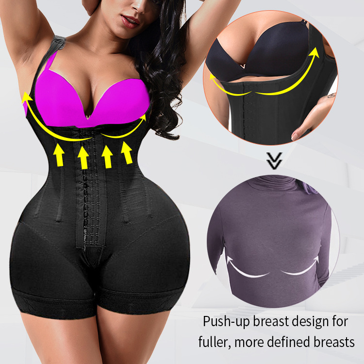 One Piece Plus Size Butt Lift Lifter Shorts Colombianas Fajas Post Op Shapewear Bodysuit Shaper Girdles Colombian For Women