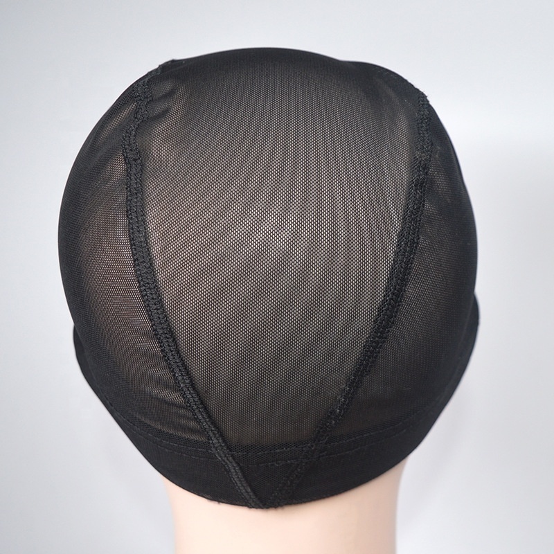 Ruyan Wholesale Breathable Mesh Dome Wig Cap Spandex Black Wig Caps For Making Wigs