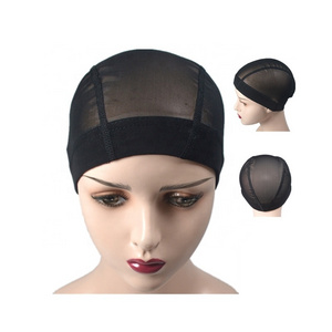 Ruyan Wholesale Breathable Mesh Dome Wig Cap Spandex Black Wig Caps For Making Wigs