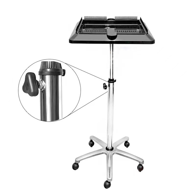 Ruyan Adjustable Wig Bracket Cart Hair Extension Tray Tool Cart Beauty Salon Trolley Equipment