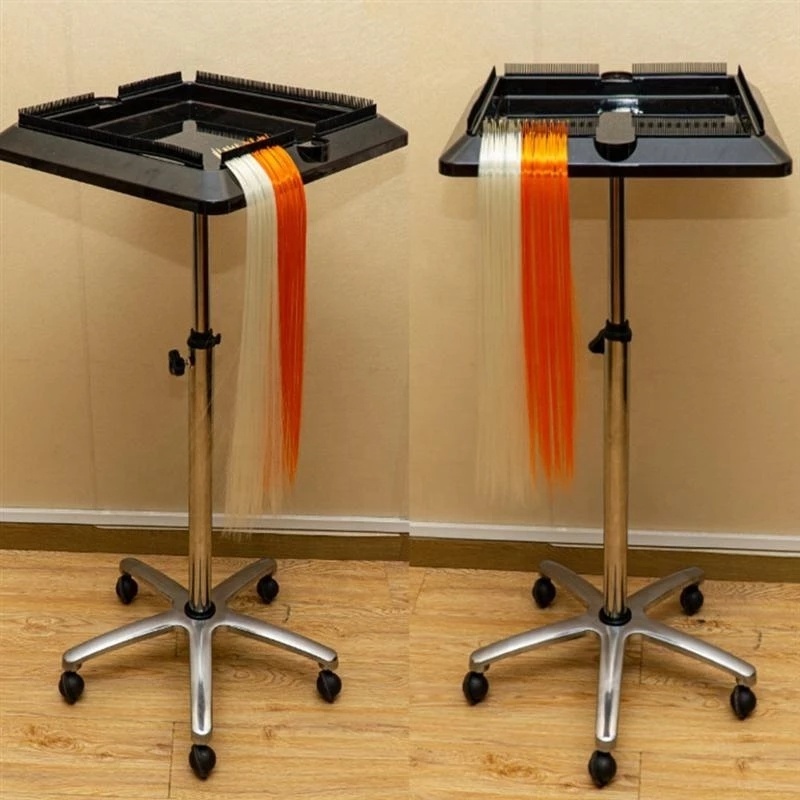 Ruyan Adjustable Wig Bracket Cart Hair Extension Tray Tool Cart Beauty Salon Trolley Equipment