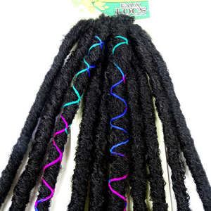 New2024 wig Stylish Freedom Crochet Faux Locs for Black Women Trendy African Braided Hair Extensions wigs