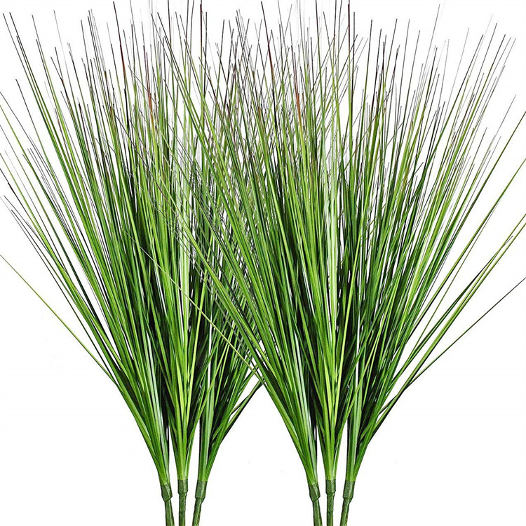 Artificial Plants Onion Grass Greenery Faux Fake Shrubs Plant Flowers Wheat Grass for Home Indoor Outdoor Office Decor