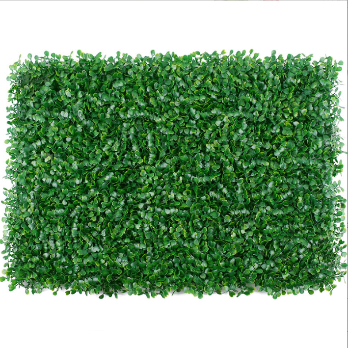 40 x 60 cm Artificial Boxwood Hedge Grass Wall Panel Artificial Grass Backdrop for Garden Outdoor Wall Decoration