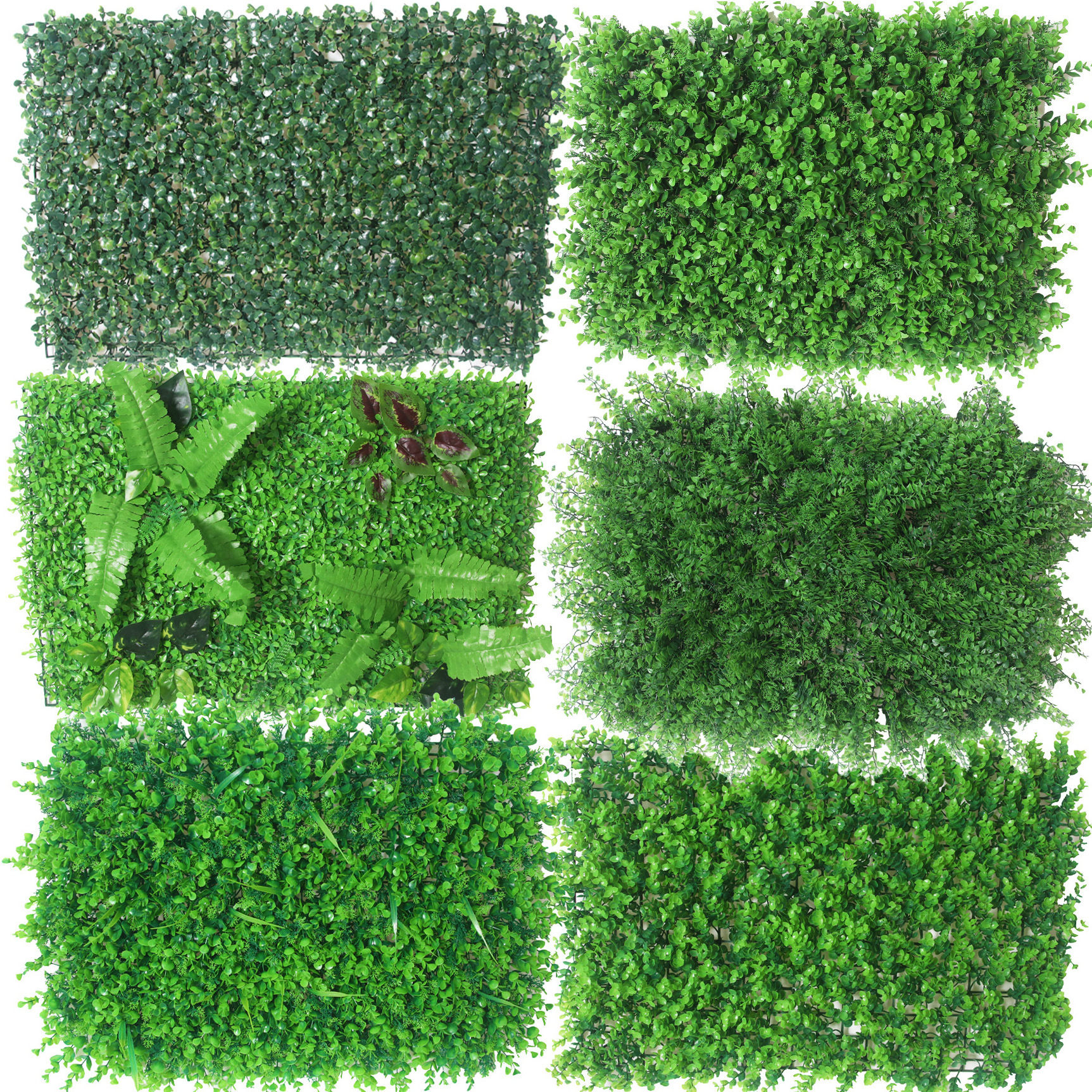 SEASON UV Resistant  Artificial Grass Wall Panels Artificial Backdrop Plastic Grass Foliage Greenery Plant Artificial