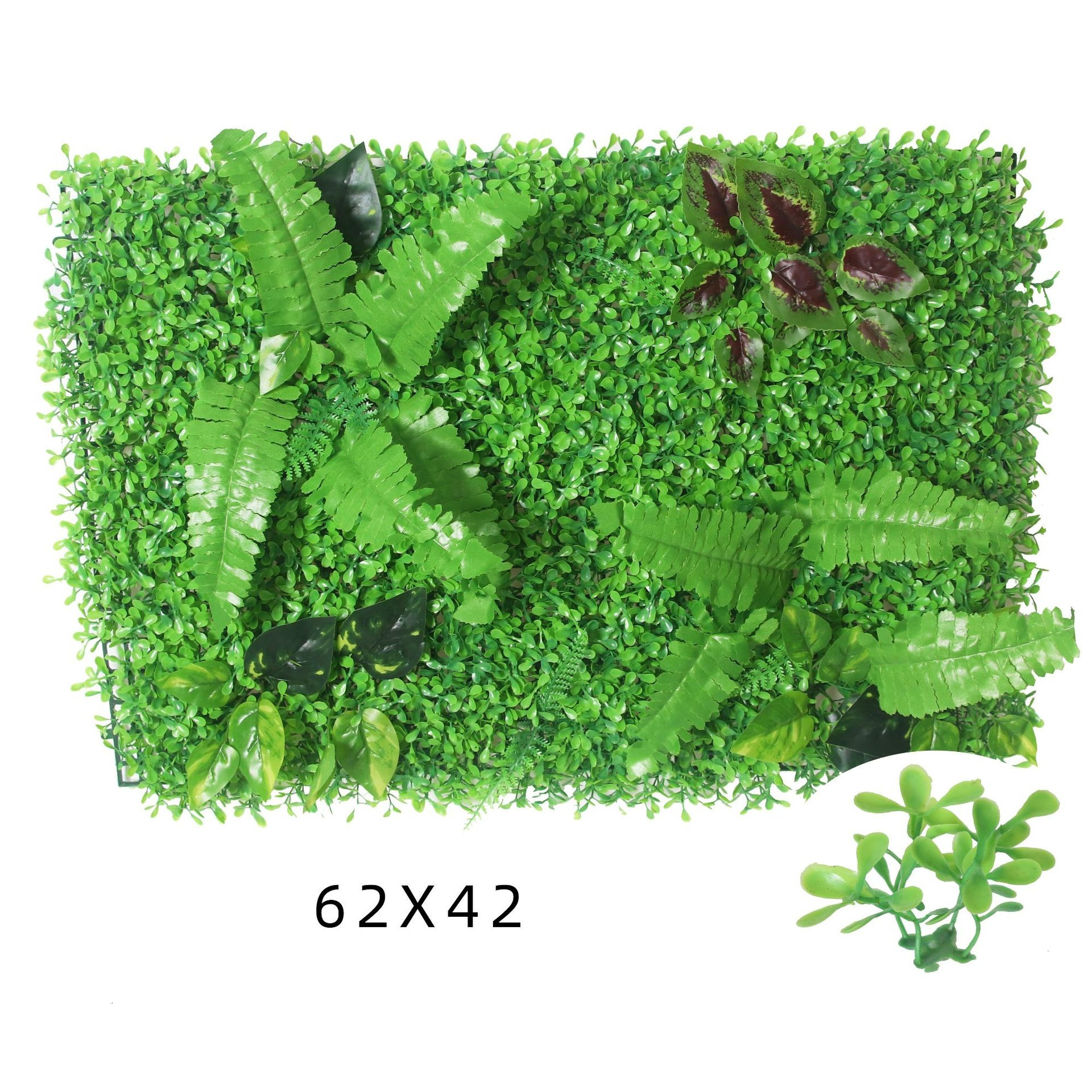 SEASON UV Resistant  Artificial Grass Wall Panels Artificial Backdrop Plastic Grass Foliage Greenery Plant Artificial