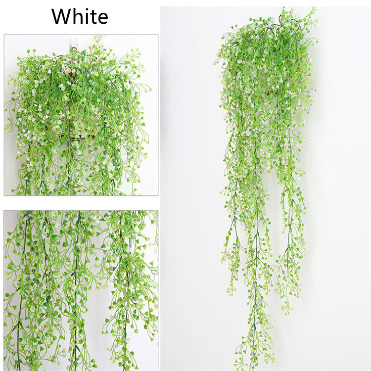 85CM Artificial Plants Hanging Leaf Garland Rattan Vines For Living Room Indoor Balcony Wall Decor