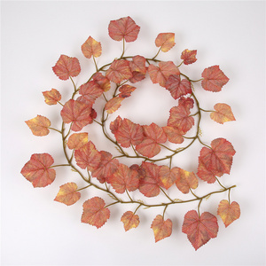 Family Party Wedding Wall Hanging Plants Decoration fall Faux grape vines Artificial Ivy Leaves Garland