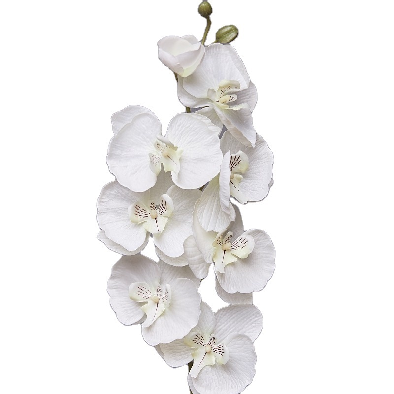 SEASON Nonwoven Artificial Flower Butterfly Orchid Branch Wholesale Wedding Decor White Silk Butterfly Orchids Flowers