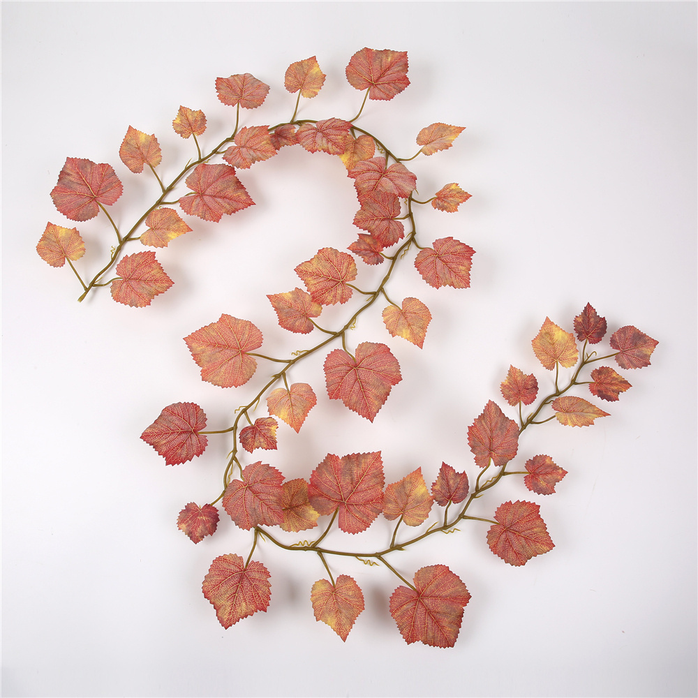 Family Party Wedding Wall Hanging Plants Decoration fall Faux grape vines Artificial Ivy Leaves Garland