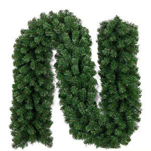 Wholesale Outdoor Holiday Decorations Greenery Tree Branch Christmas Pine Garland with 280 Tips