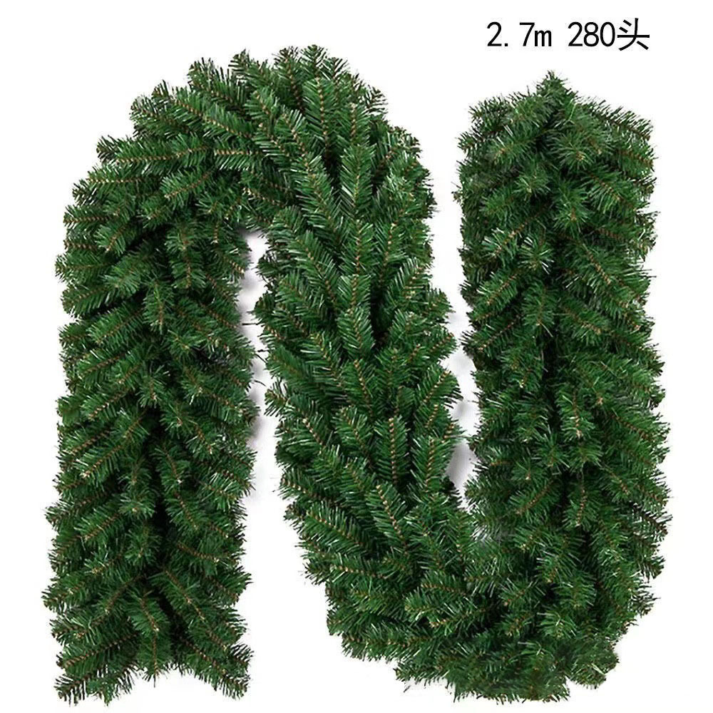 Wholesale Outdoor Holiday Decorations Greenery Tree Branch Christmas Pine Garland with 280 Tips