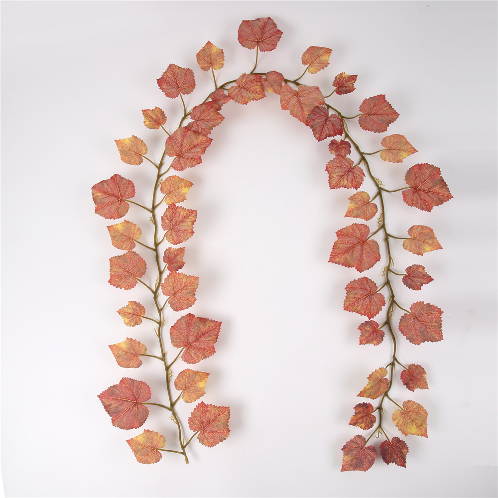 Family Party Wedding Wall Hanging Plants Decoration fall Faux grape vines Artificial Ivy Leaves Garland