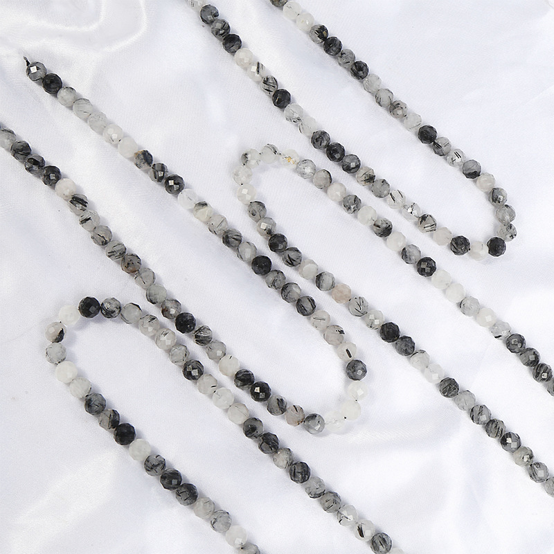 Loose Precious Gemstone Stone Beads Faceted Tourmaline Quartz Genuine Real Stone Agate Crystal Jade Beads