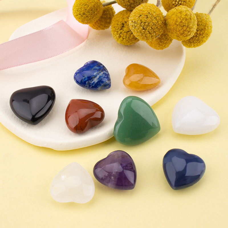 Pink Scraping Massage Board Rose Quartz Gua Sha Tool Heart Shape Jade Stone Crystal Gua Sha Tool