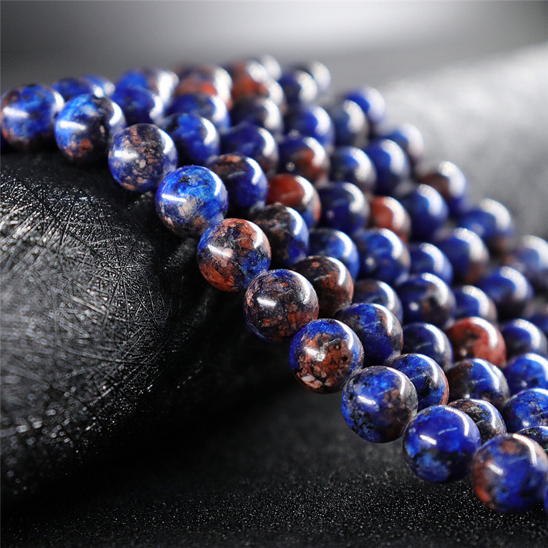 Cheap Gemstone Granite Gem Round Loose Beads High Quality 8mm Natural Stone Beads For Jewelry Making