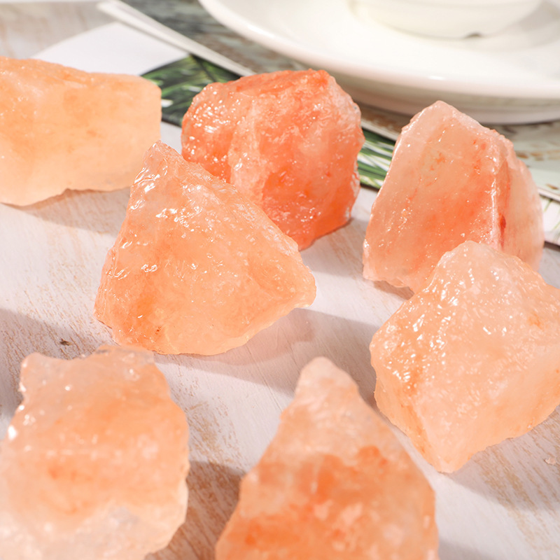 High Quality Large Particle Orange Salt Raw Stone Himalayan Natural Orange Salt Stone Rough