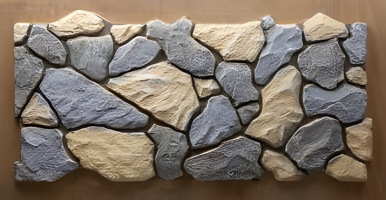 2024 PU Faux Rock Decorative Wall Panel  stone veneer wall panels Stone Wall Material for personal house