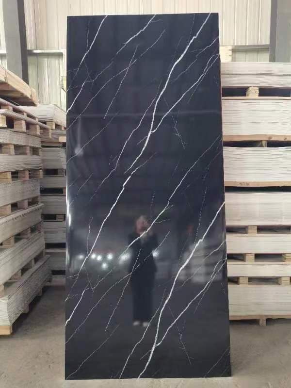 pvc uv board 1220mm*2800mm uv board faux pvc marble sheet wall