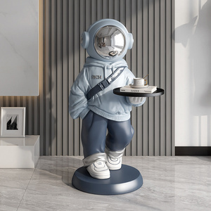 Creative Home Living Room Large Landing Decorations Housewarming Gifts Astronaut 3D Tray Decoration