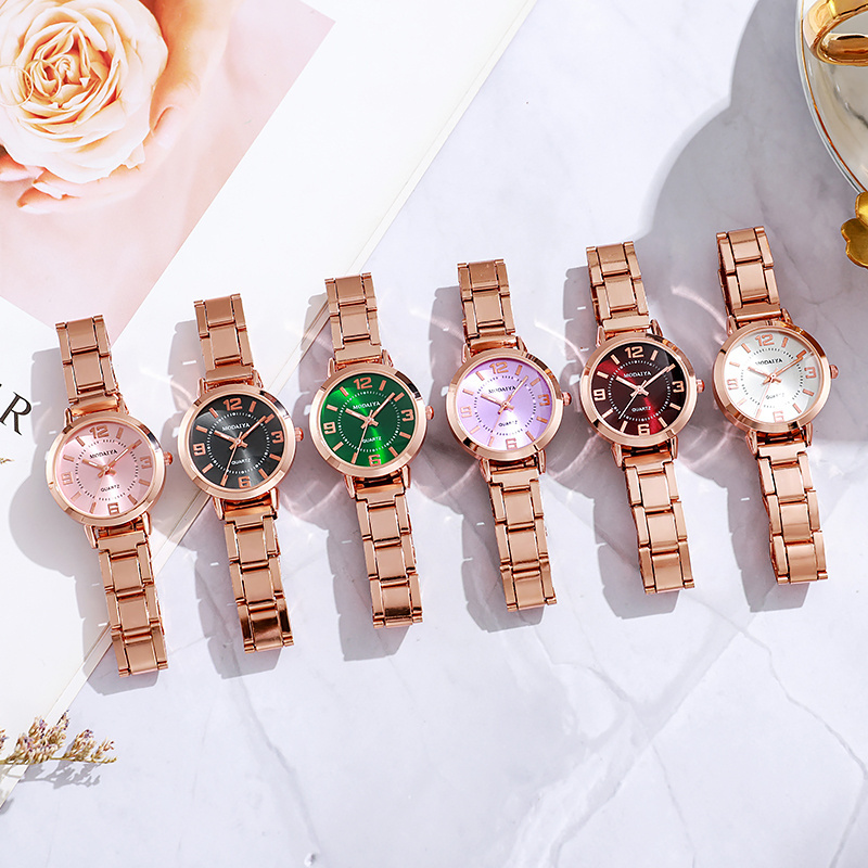 Wholesale Made In Prc Watch Female Custom Luxury Gold Plated Quartz Watches