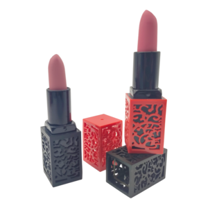 hollowed out carved lipstick non stick cups hold makeup mirror matte retro Chinese style lipstick