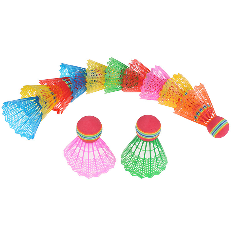 2023 New Arrival 6pcs Super Durable White/yellow Nylon Badminton Shuttlecock