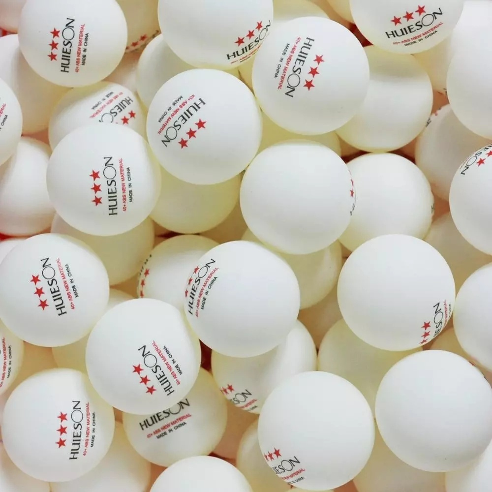 20/50/100 Huieson 3 Star 40mm 2.8g Table Tennis Balls Ping Pon Balls For Match New Material ABS Plastic Table Training Balls