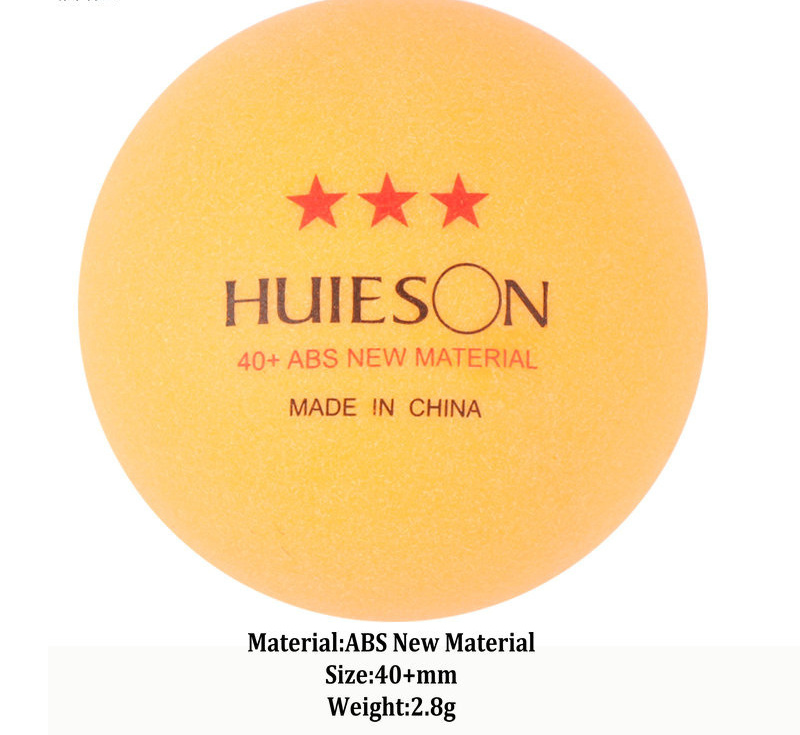 20/50/100 Huieson 3 Star 40mm 2.8g Table Tennis Balls Ping Pon Balls For Match New Material ABS Plastic Table Training Balls