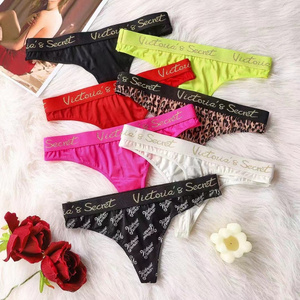 High quality Panties With Letters Underwear Secret Women's Thong Women Sexy Lingerie Panties G String