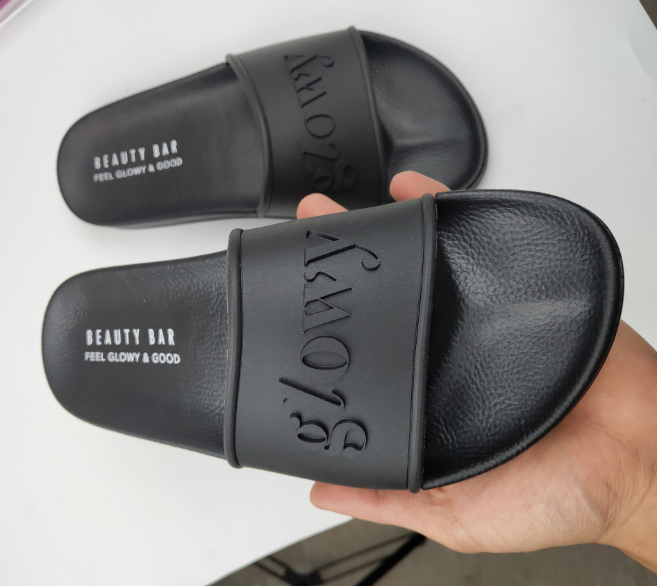 High Quality PVC Slip On Slide Sandals Sublimation Printed Custom Logo Summer Slippers for Children