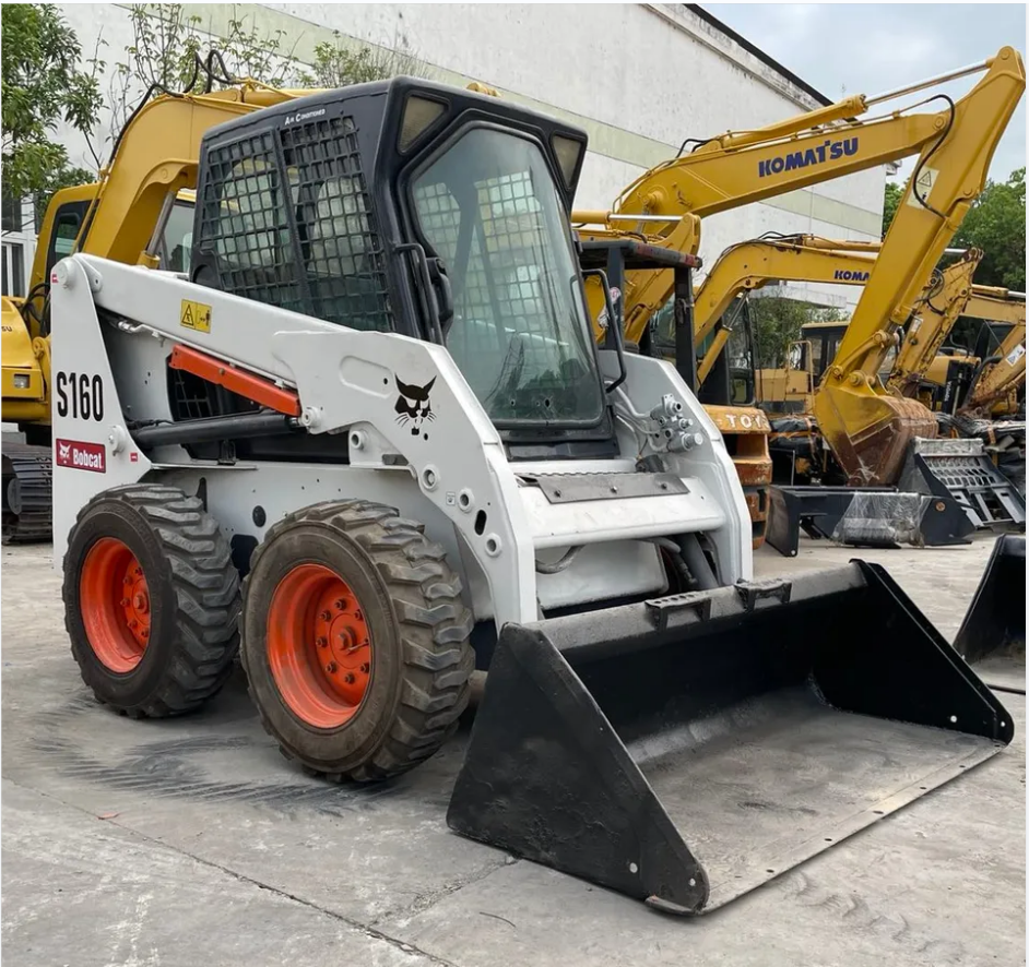 Used USA bobcat S160 Skid Steer Loader mini wheel loader compact front shovel available