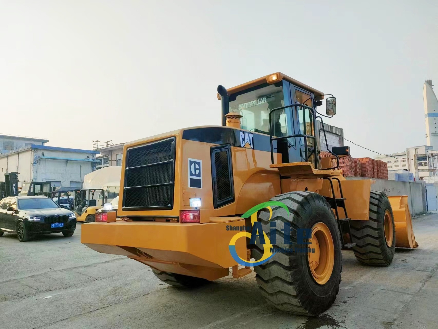 Fast shipping Cat 966 wheel loader secondhand Caterpillar 966F 966G 966H 950F front loader for sale