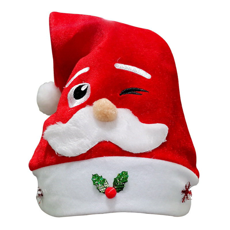 Unisex Custom Funny Holiday Christmas Hats Elf Red Pants Stripes Legs Christmas Hat